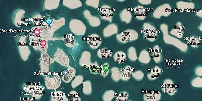 Google Haritalarda ülke isimlerini bir arada gösteren bu alan ne işe yarıyor?